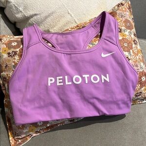 Nike Peloton Purple sports bra